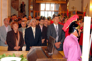 �upanica Mira Buconi�, predsjednik Gradskog vije�a Mario Batinovi� i gradona�elnik Stipo Gabri�